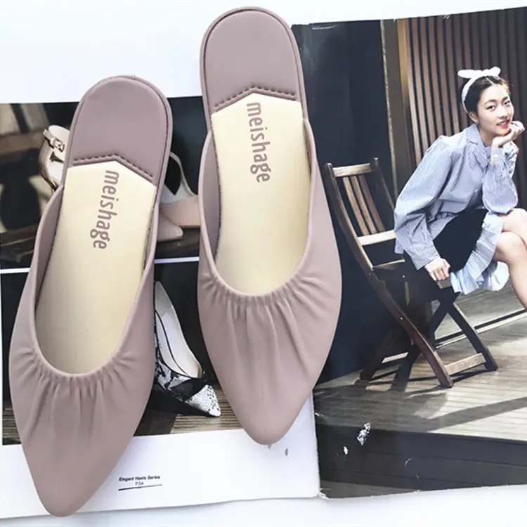 Vendita calda moda donna sandali di gelatina estate sandali con zeppa scarpe pvc ragazze muli sandali scarpe da casa con punta morbida
