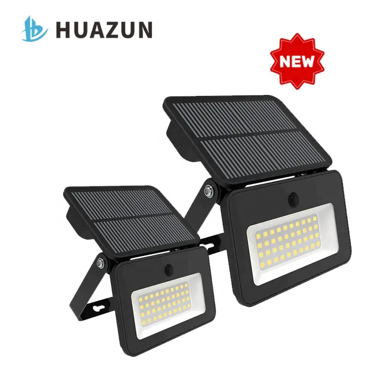 Nueva apariencia integrada única 2835 Smd Chips Security Solar Wall Flood Light