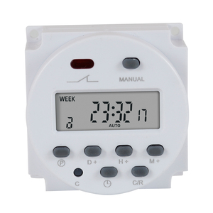 Hochwertiger industrieller Zeit schalter 12V und 220V Elektronische Hoch leistungs programmierung mit hervorragenden Energie spar funktionen - Product Image 1