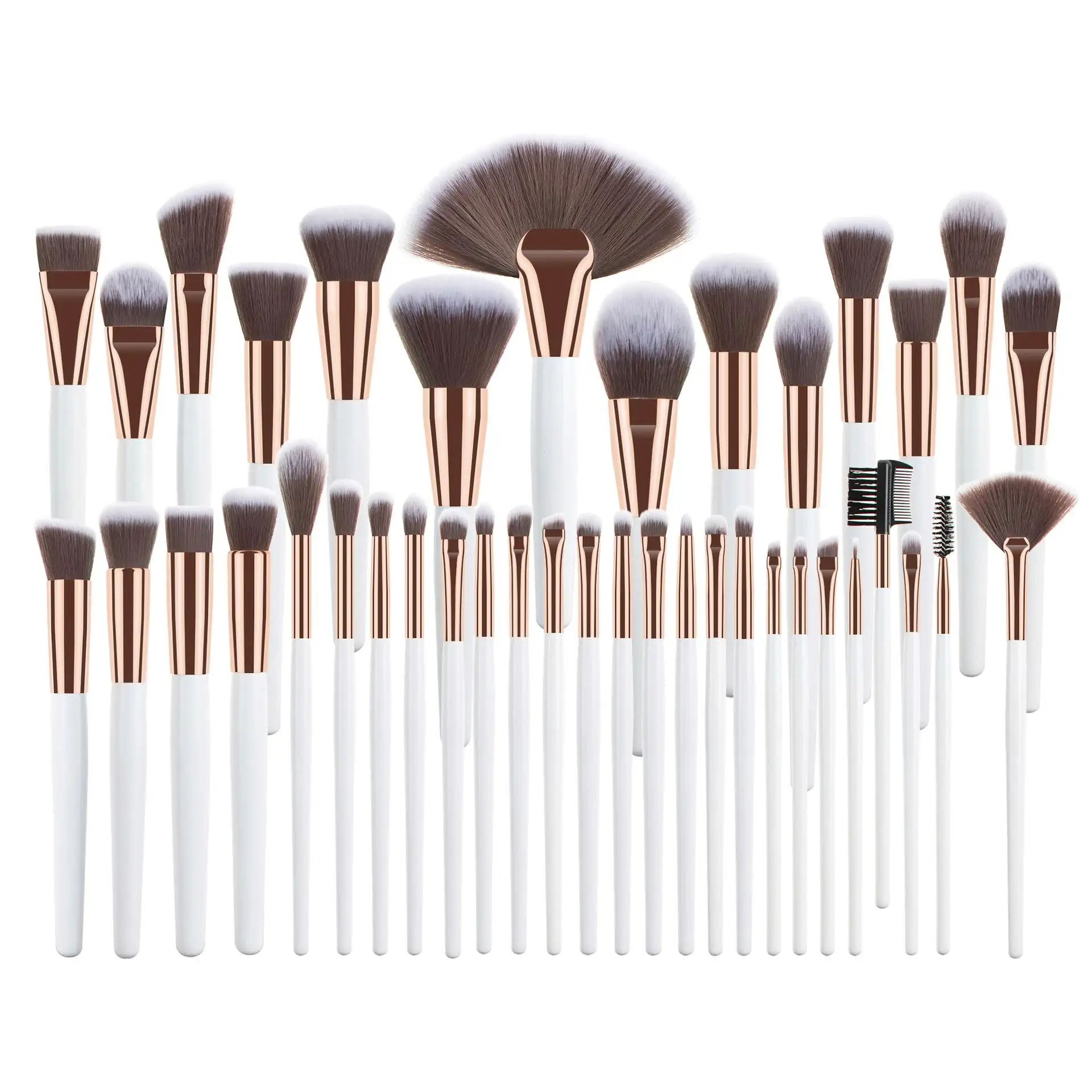 YDINI 36pcs Alta Qualidade Maquiagem Brush Set Face Luxo Marca Privada Kit Make Up Brush Set Powder Brush