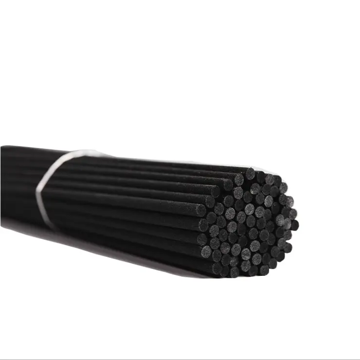 Eco 친절한 갈대 유포자는 등나무 갈대 섬유 유포자 지팡이 주문 색깔 검정 유포 향수 지팡이를 찌릅니다