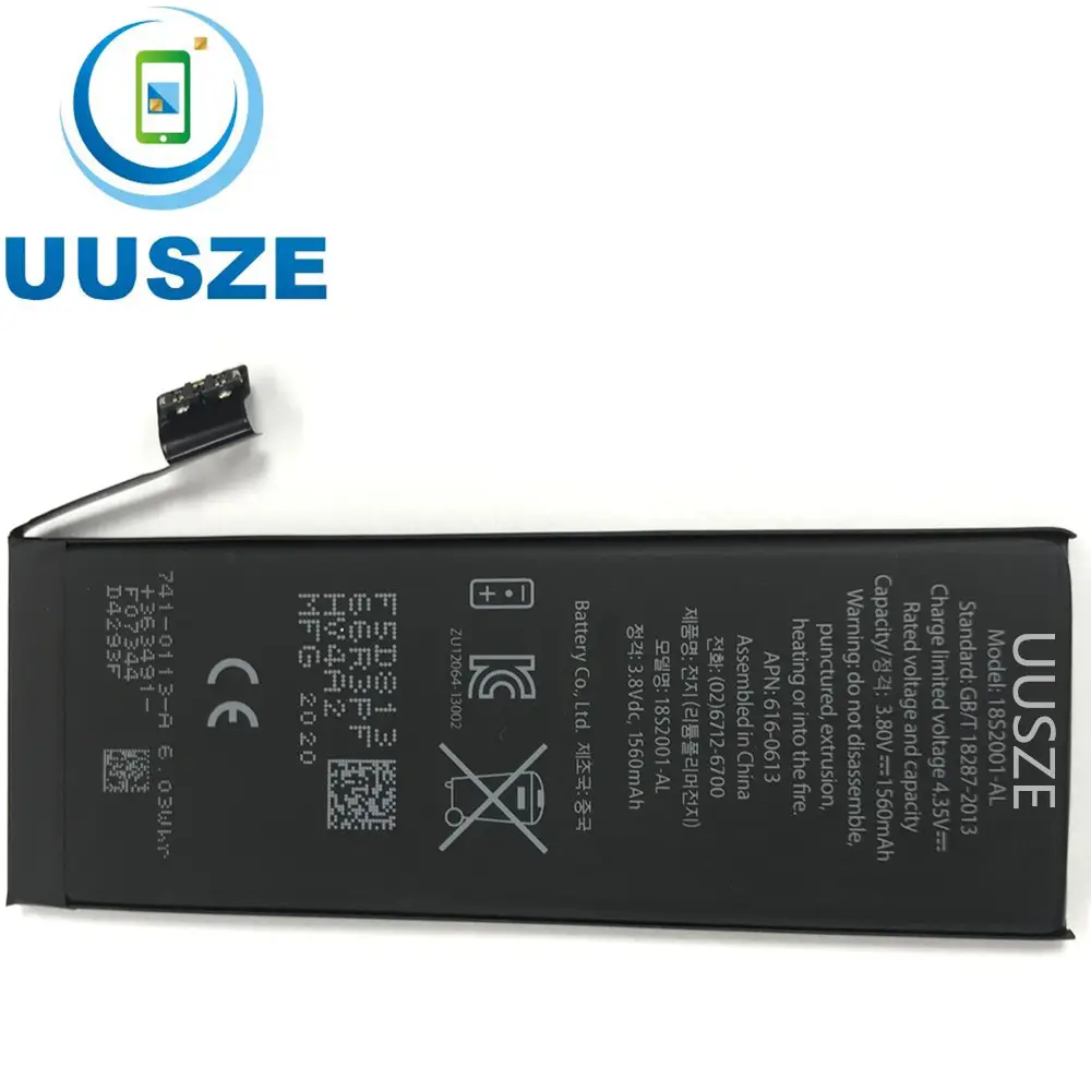 Batteries for Mobile Phone and Smart Cell Phone Battery for iPhone 5S 5 6 6S 6P 6SP 7 7P 8 8P X 3 4 4S 11 SE XR XS XS MAX