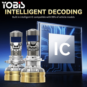 Đèn pha <span class=keywords><strong>LED</strong></span> ô tô YOBIS <span class=keywords><strong>2025</strong></span> New A90 110W 12000LM siêu sáng, thấu kính <span class=keywords><strong>Projector</strong></span>, cos/pha, Canbus H4 H7 H11 9005 - Product Image 4