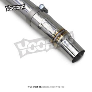<span class=keywords><strong>VW</strong></span> Golf <span class=keywords><strong>VW</strong></span> 2.0T için egzoz başlığı iniş borusu 2020-2023 paslanmaz çelik ücretsiz akış boru susturucu egzoz sistemi yarış araba kaçış