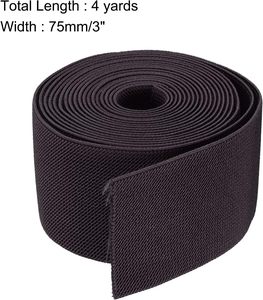 Heavy Stretch Alta elasticidad Carrete de 3 pulgadas Bandas elásticas para prendas de vestir Correas Premium para coser - Product Image 3