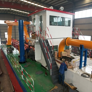 Barco de draga de succión con cortador de arena de río con tubería flotante - Product Image 4