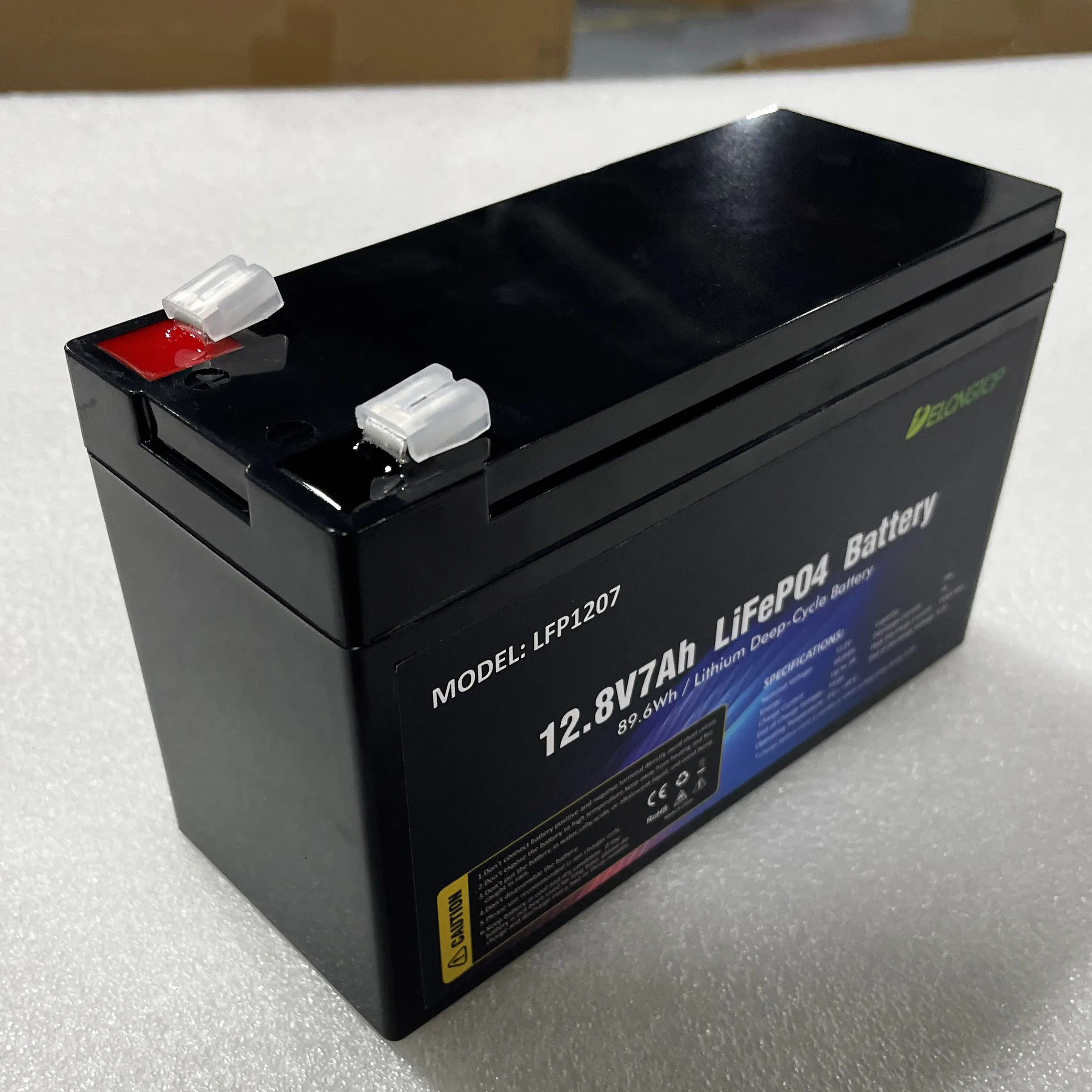 Batteria agli ioni di litio a ciclo profondo 12V 7ah 12ah 20ah batteria Lifepo4 per sistema di pesca sul ghiaccio/UPS/CCTV