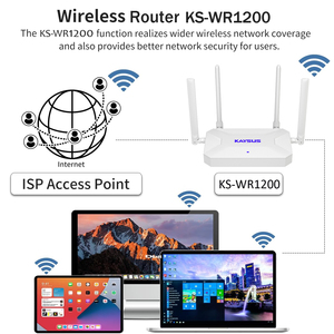 デュアルバンド2.4G & 5GのギガビットWiFi5ルーター | 1200Mbpsロシア語と英語のワイヤレスインターネットルーター - Product Image 5