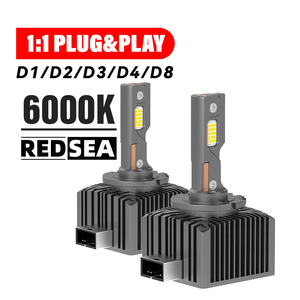 高ワット120wdシリーズcanbus led d2s d4sledヘッドライトランプ130w faro d1sled電球エラーなし交換用d3sledキセノン用 - Product Image 1