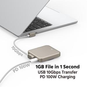 แม่เหล็ก M.2 2230 2242 NVMe SSD ถึง USB C Enclosure M.2 ถึง USB SSD Reader M Key & B + M ประเภทคีย์ C 10Gbps อลูมิเนียม SSD กรณี - Product Image 5