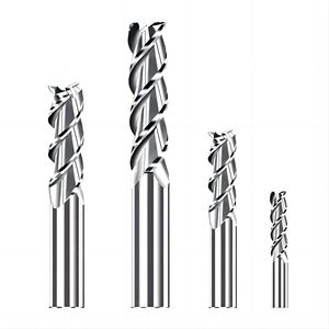 Alüminyum inç boyutu için YE HRC-45 3Flutes karbür uçlu freze - Product Image 1