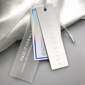 <strong>Custom</strong> Apparel Hang <strong>Tags</strong> and Label Garment Paper Cardboard Cloth Print Brand Logo Clothing Hang <strong>Tags</strong> Swing <strong>Tags</strong> for Clothes - Product Image 6