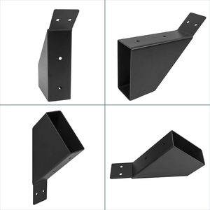 Pergola Brace Angle Support Bracket with Drain Holes Fit for 2''x4'' Wood Posts Can <strong>Be</strong> Used for Gazebos Garages <strong>Patios</strong> - Product Image 6