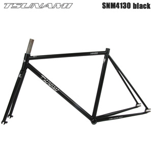 TSUNAMI SNM4130 Fixie çerçeve-kromoly çelik parça ve performans bisiklet iskeleti 700C - Product Image 3