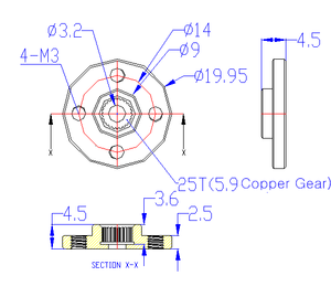 7.4V STS3215 Servos für SO-ARM100 Roboterarm 20kgcm hohes Drehmoment Intelligenter Bus Servo TTL für Roboterarm Smart Switch DIY