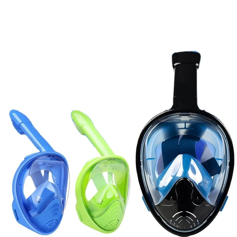 Factory supply high quality cool design best kids diving mask full face snorkel mask