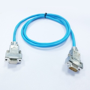 Tùy chỉnh 9pin D-Sub Nam/Nữ <span class=keywords><strong>Adapter</strong></span> Cáp lắp ráp IP67 đánh giá cho tự động hóa công nghiệp trong điện tử & máy ứng dụng - Product Image 1