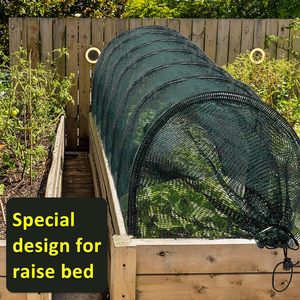 3M resistente portatile serra protezione solare a sgancio rapido colore verde giardino Tunnel ombra rete impermeabile PE HDPE pieghevole - Product Image 6