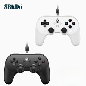 Xbox serisi X S için 8BitDo Pro 2 Xbox denetleyici PC Xbox One Windows 10 11 Hall etkisi joystick ve tetikleyiciler kablolu gamepad - Product Image 1