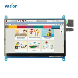 IPS 7 "1024*600 LCD-Display mit kapazitivem Touch und 5V/2A Mini-USB-Netzteil Kompatibel mit Raspberry Pi und ARM und PC - Product Image 3