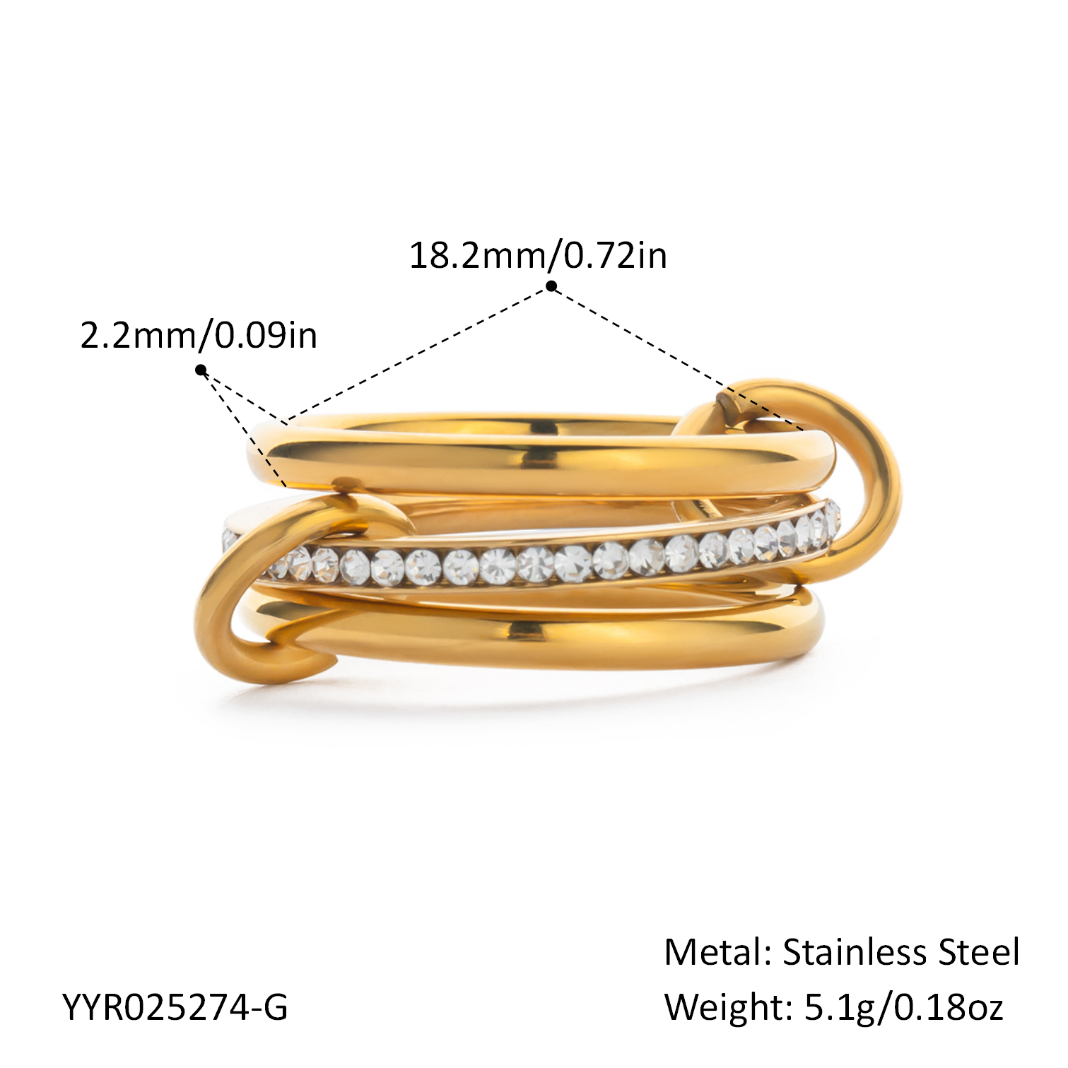 Gold YYR025274-G