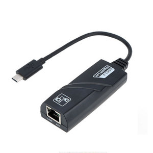 USB3.1ネットワークカードからRJ45Lan 10/100/1000 Mbps外部タイプCギガビットイーサネットアダプター (Windows 10 Mac OSPCラップトップ用) - Product Image 1