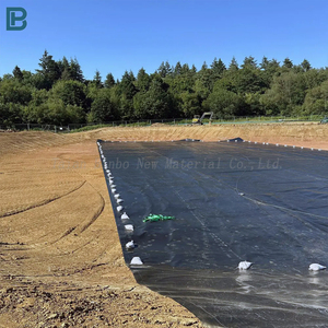 Baraj Liner için 1.0mm-2.5mm su geçirmez HDPE geomembranlar plastik balık tarım gölet Liner <span class=keywords><strong>45</strong></span> <span class=keywords><strong>Mil</strong></span> Geo membran