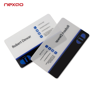 カスタムプリントクリアPVCカード防水Nex-pvcスマートカードビジネス1K周波数13.56MHzペット素材NFC RFID通信 - Product Image 3
