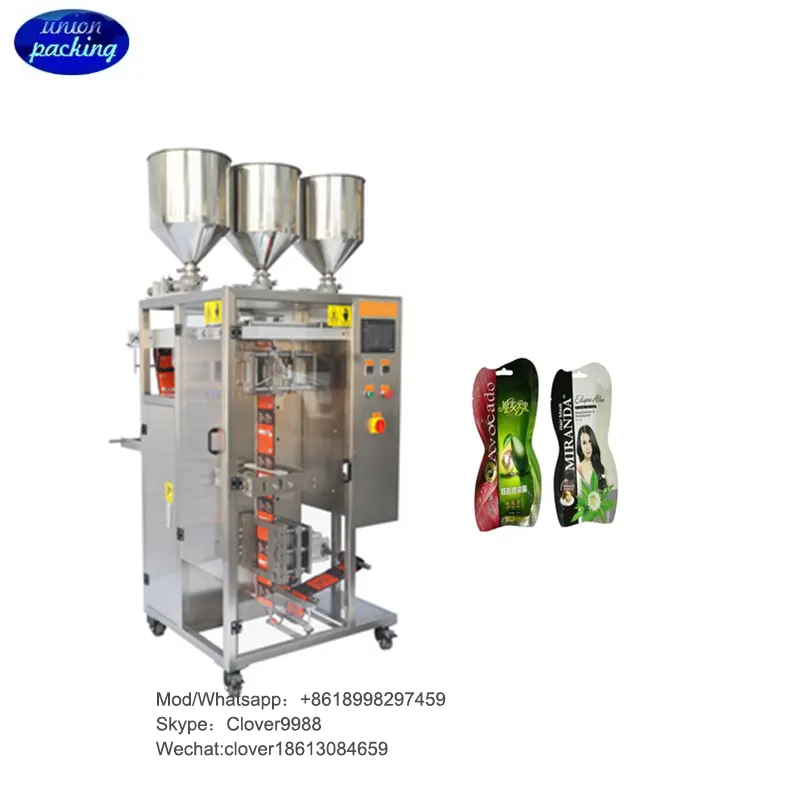 fruit vinegar beverage Automatic Juice /Chocolate paste/Honey Packing Machine irregular Sachet Liquid Filling Packaging Machine