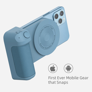 2024マグセーフハンドヘルドBluetoothリモートコントロールハンドルシャッター用磁気スナップグリップ電話ハンドグリップ1/4 "ネジ三脚マウント付き - Product Image 4