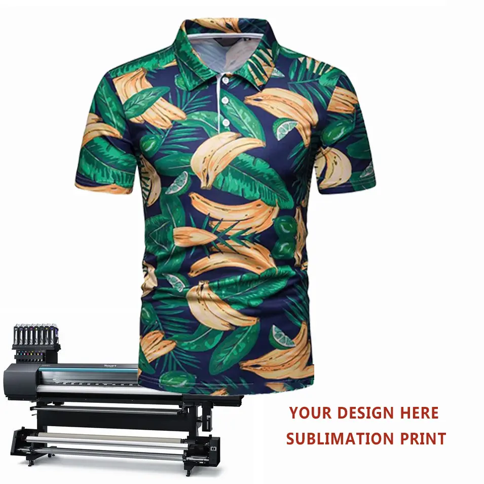 2024 Nieuwste Ontwerp 100% Polyester Sneldrogende Heren Camo Custom Sublimatie Afdrukken Casual Camouflage Golf Poloshirts Voor Mannen