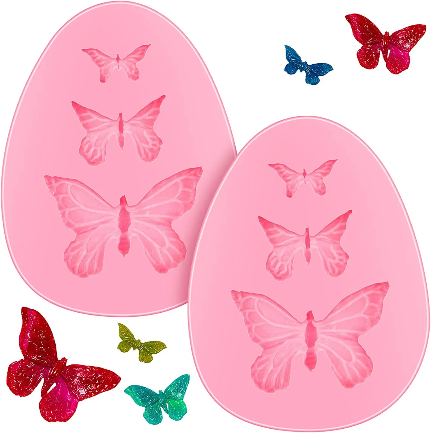 High Quality Fondant Mold Silicone Cake Decoration Mold Butterfly Shape Silicon Cake Tools Moulds