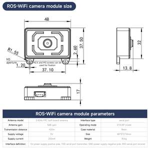 Yahboom ros-wifi kamera modülü desteği ROS2 robotu - Product Image 4