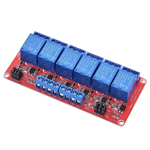 6 Channel <strong>Relay</strong> Module <strong>Board</strong> Shield 5V 12V 24V High and Low Level Trigger <strong>Relay</strong> Control With Optocoupler 6 Way <strong>Relay</strong>