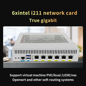 3865U 6 LAN Virtual Private <strong>Network</strong> Pfsense Sophos XG Firewall Firewall Router Server Industrial <strong>Computer</strong> - Product Image 5