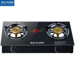 艾林斯厨房金属不锈钢2板桌面燃烧器炉灶燃气灶 - Product Image 4