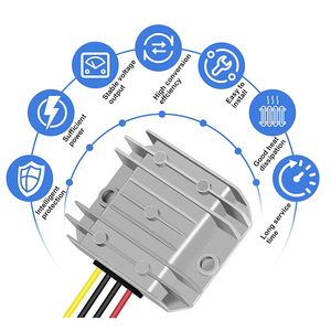 VOITA Buck Boost Convertidores Entrada 8-40V 12V 24V 36V a 12V 5a 6a 8a 10a Step up and Down Regulador de CC. - Product Image 6