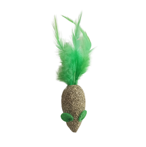 Wholesale Interactive Kitten Cats Mouse Shape with Feather <strong>Catnip</strong> Cat Toy - Product Image 1