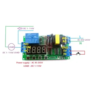 IO23B01 AC 110V 220V modulo relè di ritardo multifunzione convertitore relè autobloccante ciclo Timer relè - Product Image 3