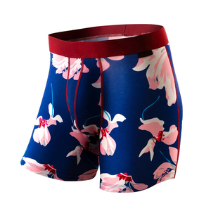 Tốt nhất bán Mens Patterned đồ lót của nam giới Boxer Briefs thể dục thể thao chạy boxer xe máy nén quần short đồ lót - Product Image 4