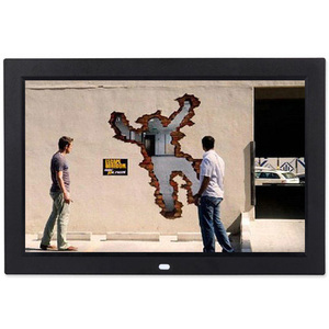 Monitor de pantalla de publicidad con Sensor de movimiento de 10 pulgadas Pantalla de restaurante de 10 pulgadas Reproductor de publicidad de imágenes de video con audio USB SD - Product Image 1
