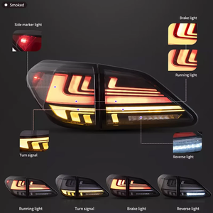 Lexus Taillights RX350 RX450 rxrx440h için LED stop lambaları kuyruk işık meclisi koşu işık başlangıç dinamik dönüş sinyali 2009-2015 - Product Image 2