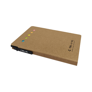 Personalized <strong>Memo</strong> Sticky Notes Flag Kraft Paper <strong>Notebook</strong> Mini Small <strong>Notebook</strong> Custom <strong>Notepads</strong> With Pen and Sticky Notes - Product Image 6