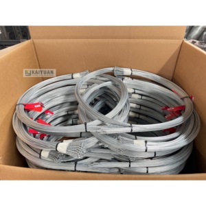 热卖纸板包装12/13/14号镀锌线捆扎线单环捆扎带 - Product Image 6