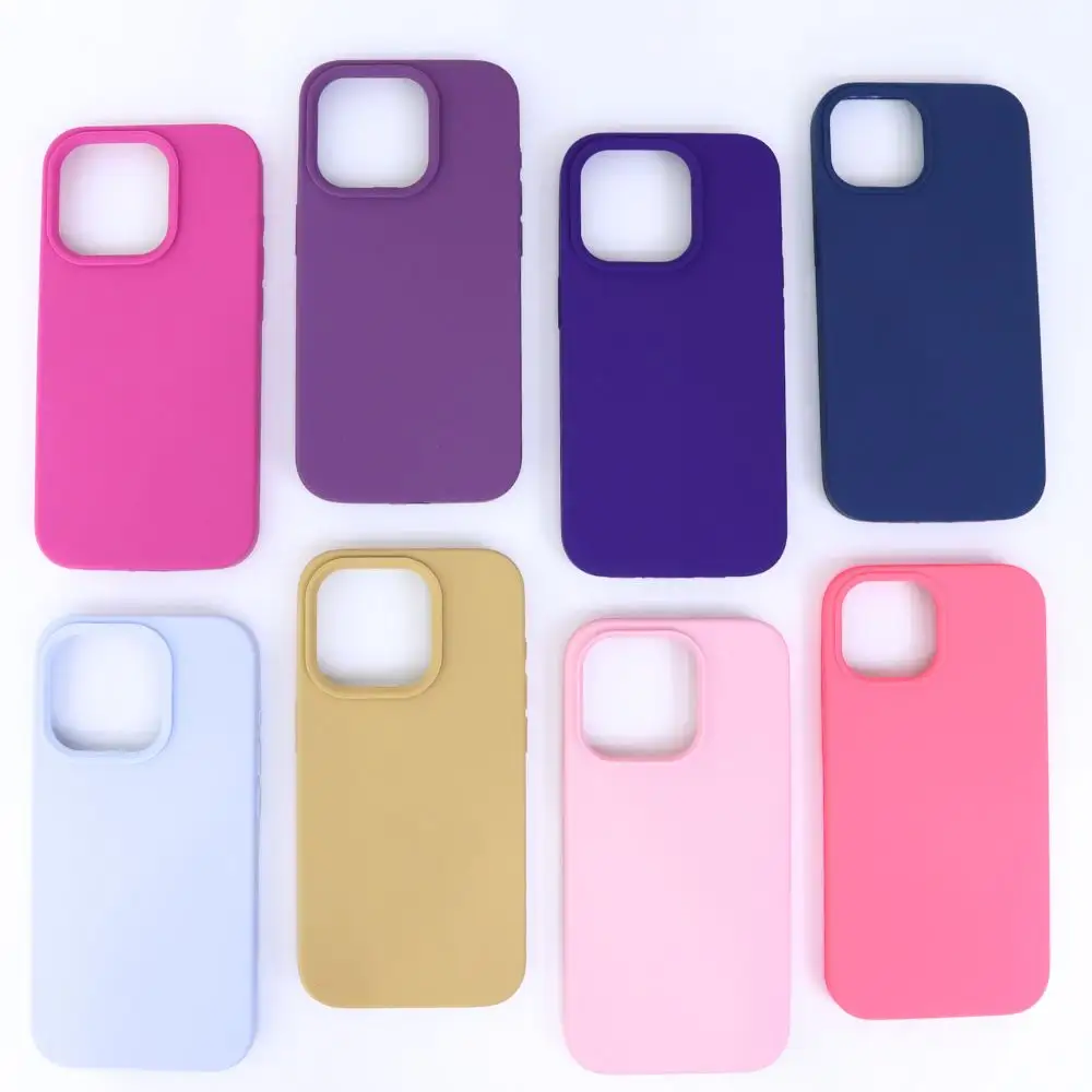 Housse de protection souple antichoc en silicone pour téléphone portable avec logo en couleur personnalisé pour Iphone 15 14 13 12 11 Pro Max