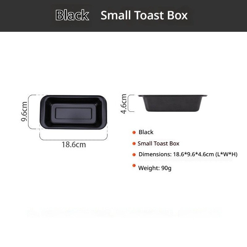 Petite boîte à toasts noire