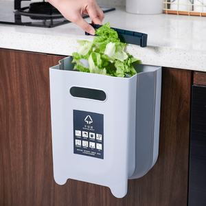 ゴミ箱収納ボックス工場直販キッチン壁掛け折りたたみ収納ビン - Product Image 3
