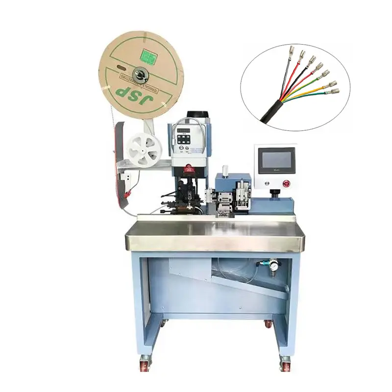 Machine à sertir et à dénuder les câbles multi-noyau, appareil entièrement automatique, de 1 à 12 cœurs, livraison gratuite