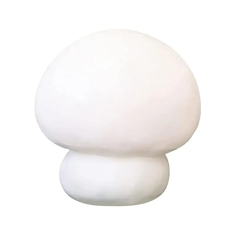 S236 Almofada de pelúcia macia em forma de cogumelo vermelho marrom branco 9 polegadas, travesseiro de presente para crianças, brinquedo de pelúcia de pelúcia