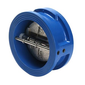 Jb/t 8937รุ่นมาตรฐาน DH77X-16ตัวเหล็กดัดแผ่นเหล็กเหนียว PN10 PN16เช็ควาล์วแบบจานคู่ - Product Image 3